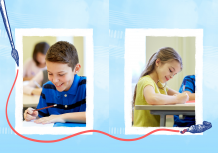 Prietenii din școala mea fotocarte, 20x30 cm