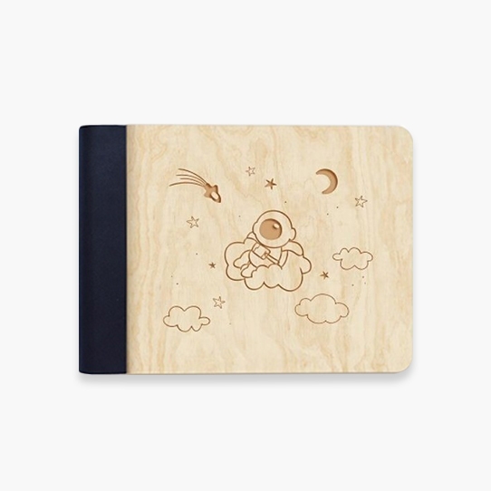 Album de lemn Astronaut, 18x14 cm