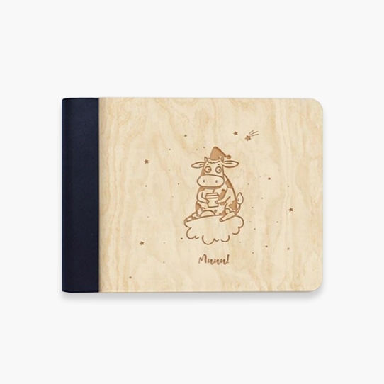 Album de lemn Fudge, 18x14 cm