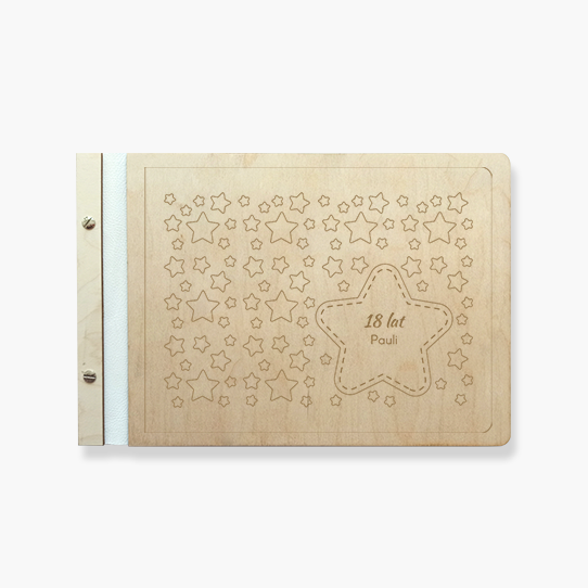 Album de lemn Stele, 34x23 cm