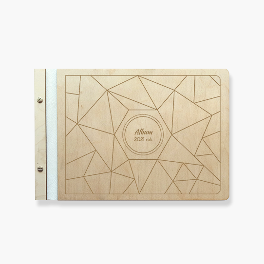 Album de lemn linia, 34x23 cm