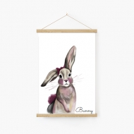 Tablou pe șnur, Bunny, 20x30 cm
