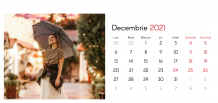 Calendar de perete, Proiectul tău, 20x30-A4 cm