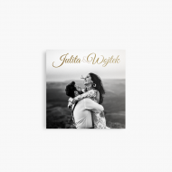 Magnet Suvenir al tinerilor căsătoriți, 6,5x6,5 cm