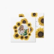 Felicitari personalizate Floarea Soarelui, 14x14 cm