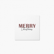 Felicitari personalizate Merry Christmas, 14x14 cm