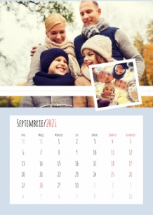 Calendar de perete, Momentele noastre împărtășite, 20x30-A4 cm
