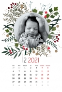 Calendar de perete, Merry Xmas, 20x30 A4 cm