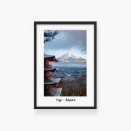 Poster în ramă, Fuji, 30x40 cm