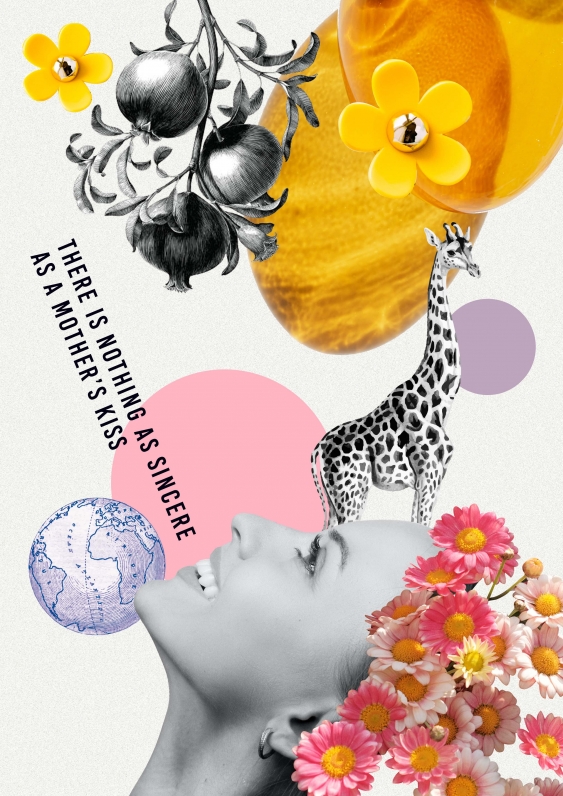 Poster, Buchet pentru mama - colaj, 21x30