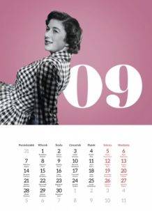 Calendar de perete, Retro, 20x30-A4 cm