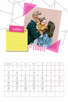 Calendar de perete, Planifica-ti anul, 20x30-A4 cm