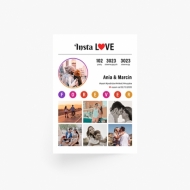 Poster, Couple - InstaLove, 30x40 cm