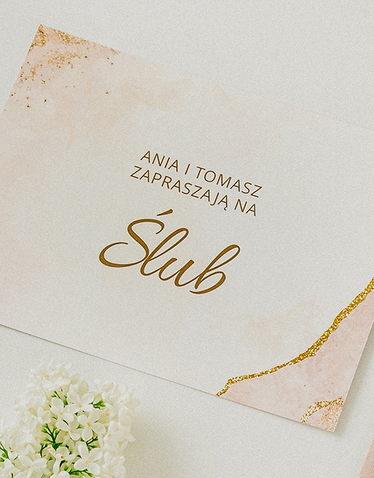 Invitație, Colecția Glamour