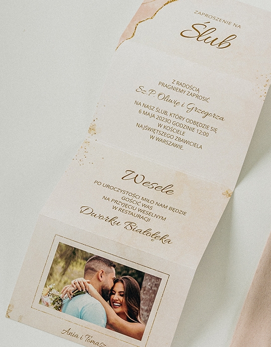 Invitație, Colecția Glamour