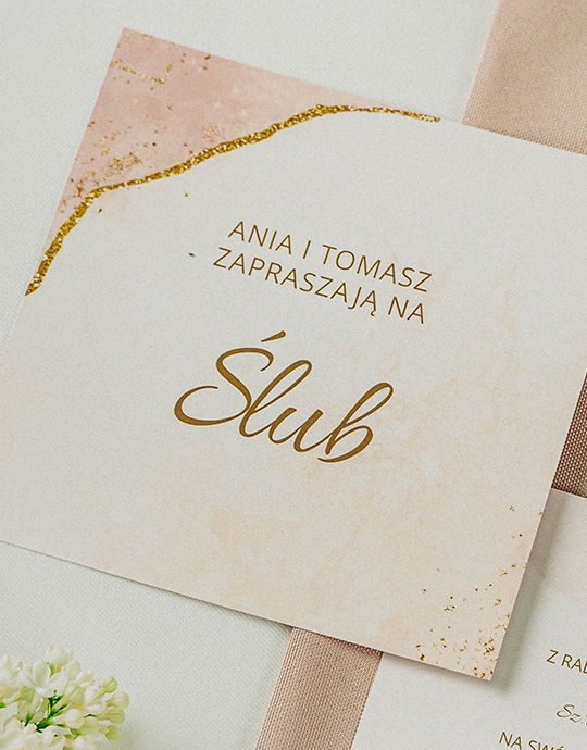 Invitație, Colecția Glamour