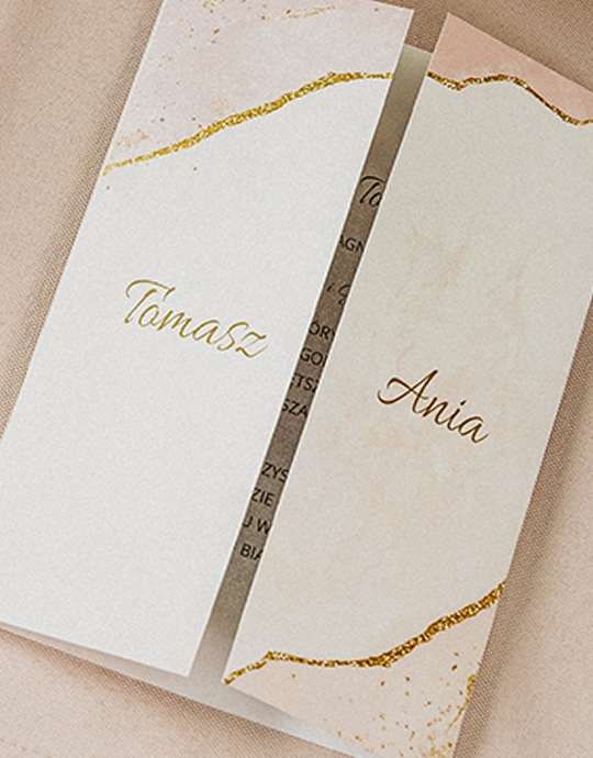 Invitație, Colecția Glamour