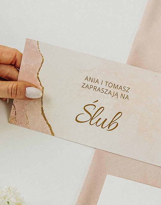 Invitație, Colecția Glamour