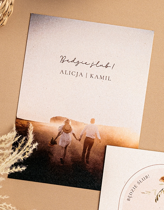 Invitație, Colecția Boho