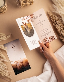 Invitație, Colecția Boho