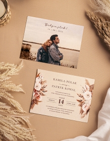 Invitație, Colecția Boho