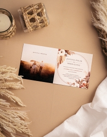 Invitație, Colecția Boho