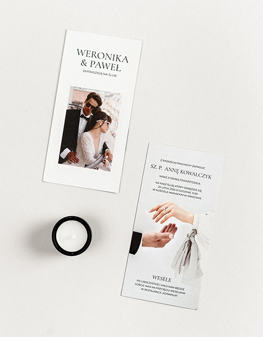 Invitație, Colecție Minimalist
