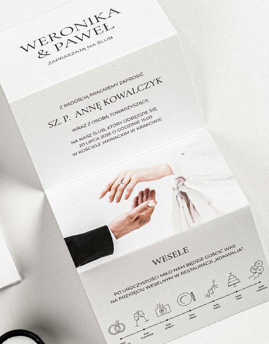 Invitație, Colecție Minimalist