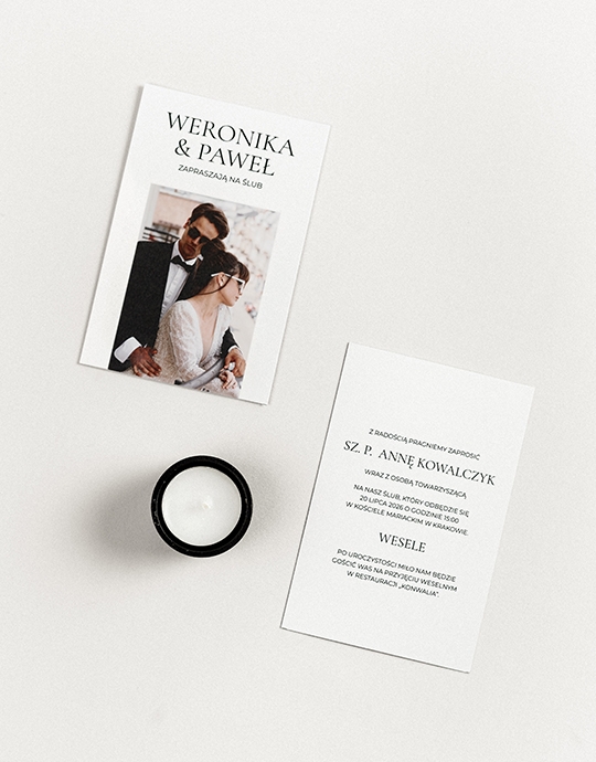 Invitație, Colecție Minimalist