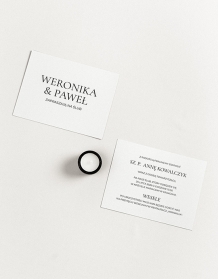 Invitație, Colecție Minimalist