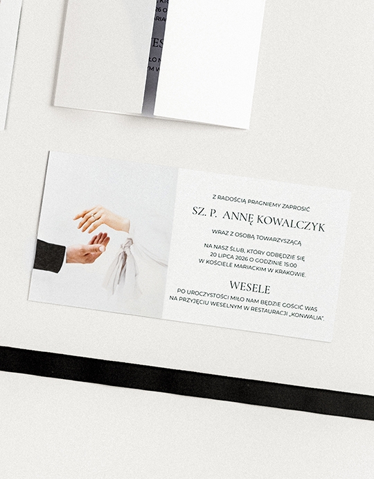 Invitație, Colecție Minimalist