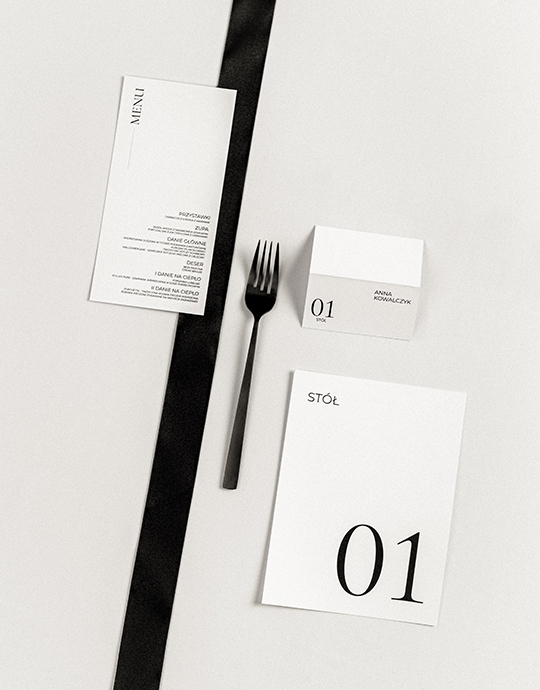 Invitație, Colecție Minimalist