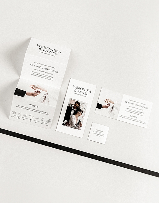 Invitație, Colecție Minimalist