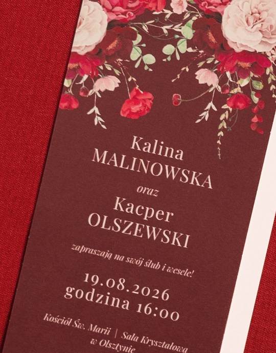 Invitație, Colecție florală