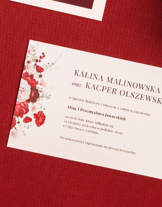 Invitație, Colecție florală
