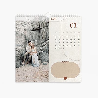 Calendar de perete, Calendar pătrat modernist, 30x30