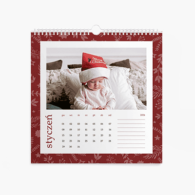 Calendar de perete, Calendar de Crăciun pătrat, 30x30