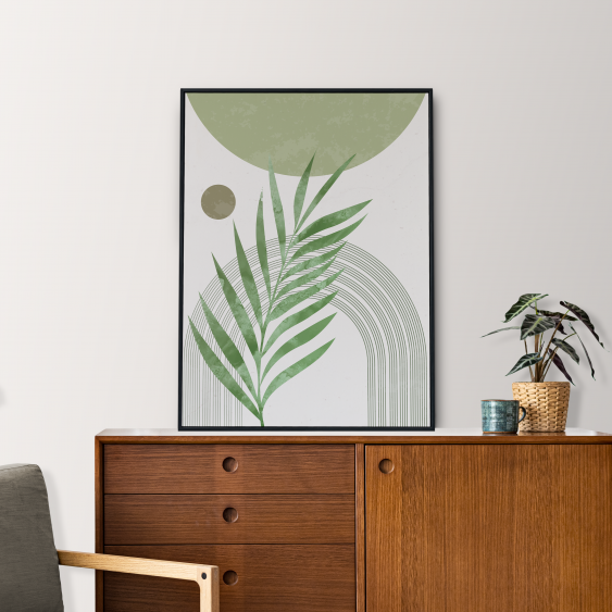 Poster, Colecția simplă - verde, 21x30