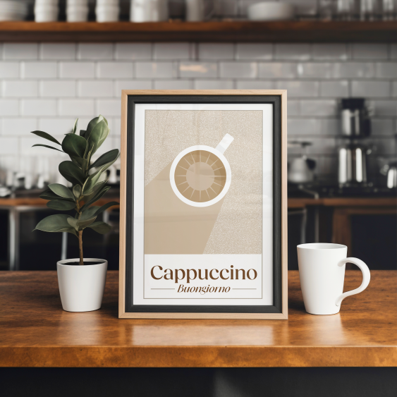 Poster, Cafea - Cappuccino, 21x30
