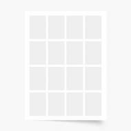 Poster, Posterul tău, 16 elemente, 21x30 cm