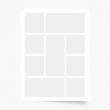Poster, Posterul tău, 9 elemente, 20x30
