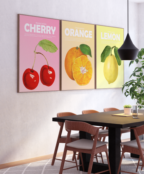 Poster, Fructe - Cireșe, 21x30