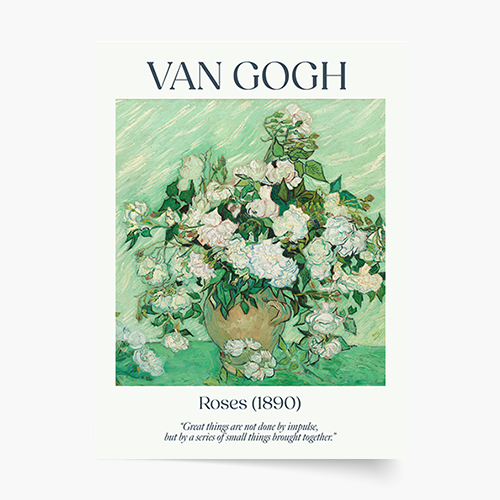 Poster, Van Gogh - Trandafiri, 21x30