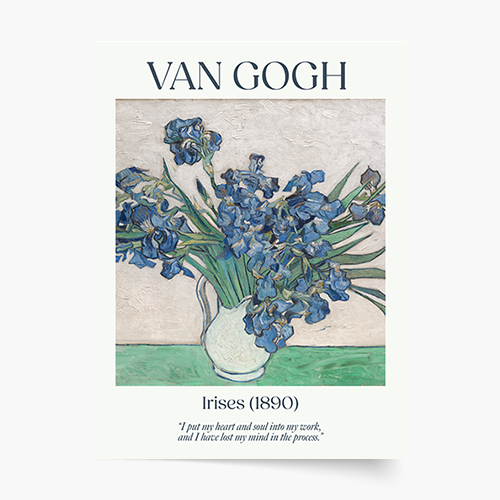 Poster, Van Gogh - Iriși, 21x30
