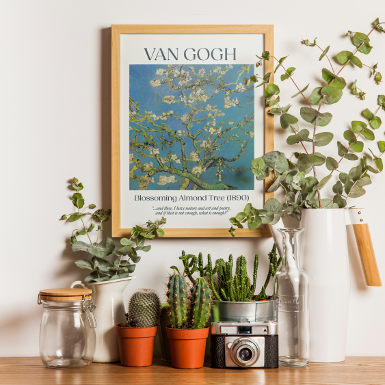 Poster, Van Gogh - Migdalul, 21x30