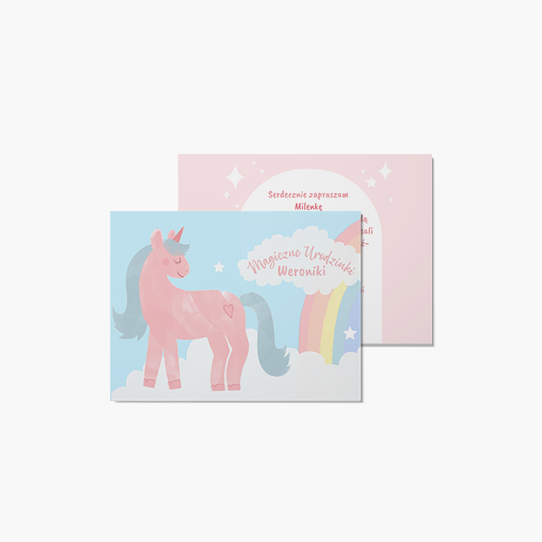 Invitație, Colecția Unicorni
