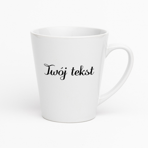 Cană latte, Textul tău