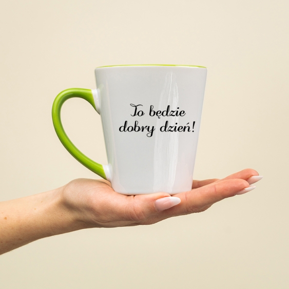 Cană latte, Textul tău