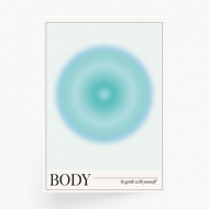 Poster, Body, mind, soul, 20x30 cm