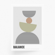 Poster, Balance, 20x30 cm